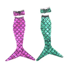 2 шт./компл. 20*6 см куклы ручной работы одеяло «хвост русалки» платье вечерние платье юбка Модная Одежда для куклы детские игрушки