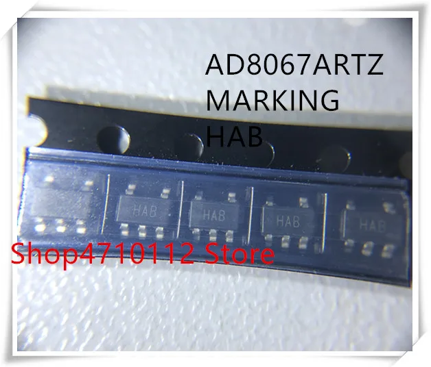 NEW 10PCS LOT AD8067ARTZ AD8067ART AD8067 MARKING HAB SOT23 5 IC