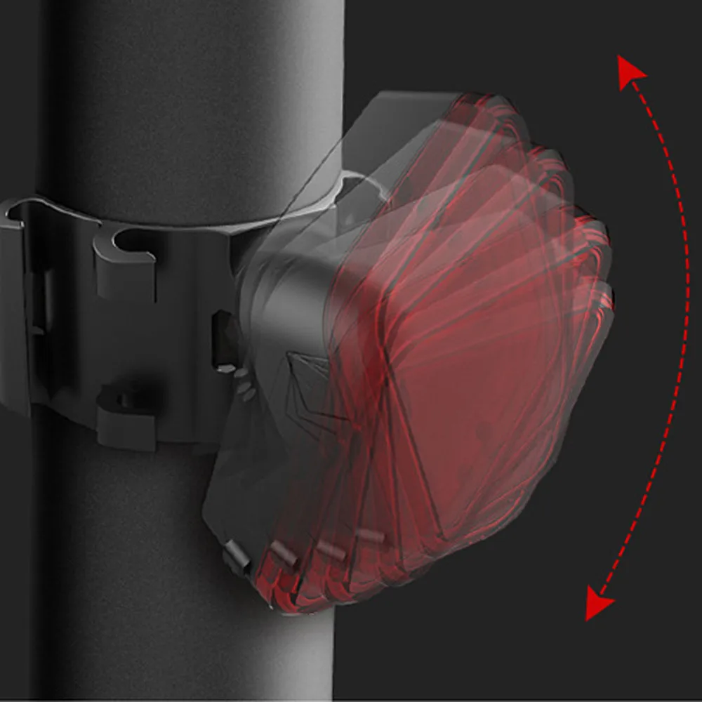 Зарядка через usb COB светодиодный велосипедный Подседельный штырь задний фонарь ночной езды на велосипеде Предупреждение лампы велосипед 11,6