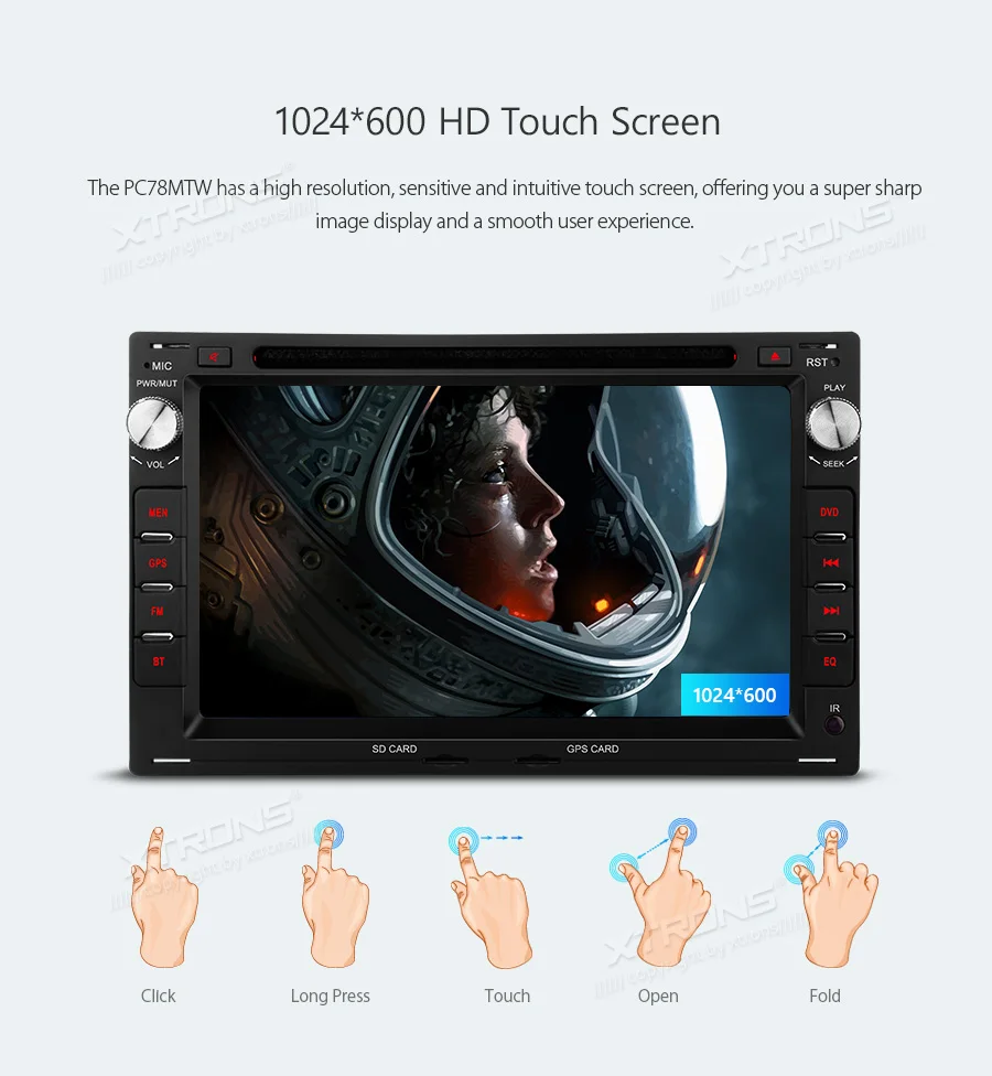 Sale XTRONS 7" Touch Screen Android Car DVD Player RCA GPS Navigation for VW Volkswagen BORA GOLF MK4 LUPO CHICO for SEAT for SKODA 5