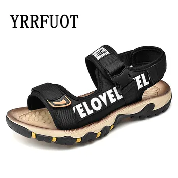 

YRRFUOT Summer New Outdoor Men's Casual Sandals High Quality Breathable Fashion Beach Shoes Big Size Non-slip Hot Sale Men Shoes