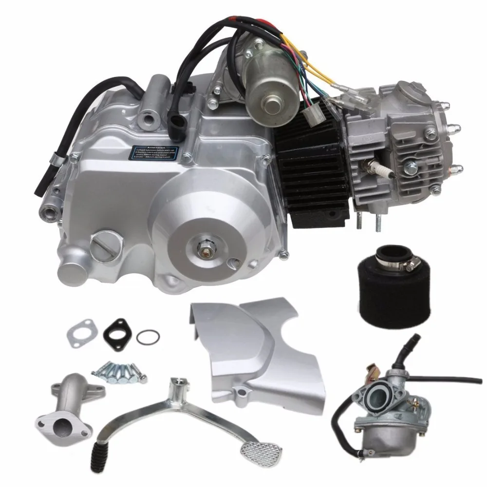 MYMOTOR 125cc двигателя 4 тактный двигатель Semi автоматическая машина для XR50 CRF50 XR CRF 50 70