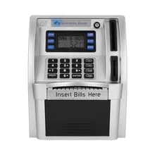 Atm Toy Bank And Get Free Shipping On Aliexpress Abs Atm Savings Bank Toys Kids Talking Insert Bills Perfect For Gift