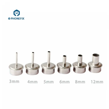

3 4 5 6 8 12mm Wind Mouth Replaceable Heat Gun Nozzles Solder Kit for QUICK 861DW TR1300A Hot Air Soldering Station