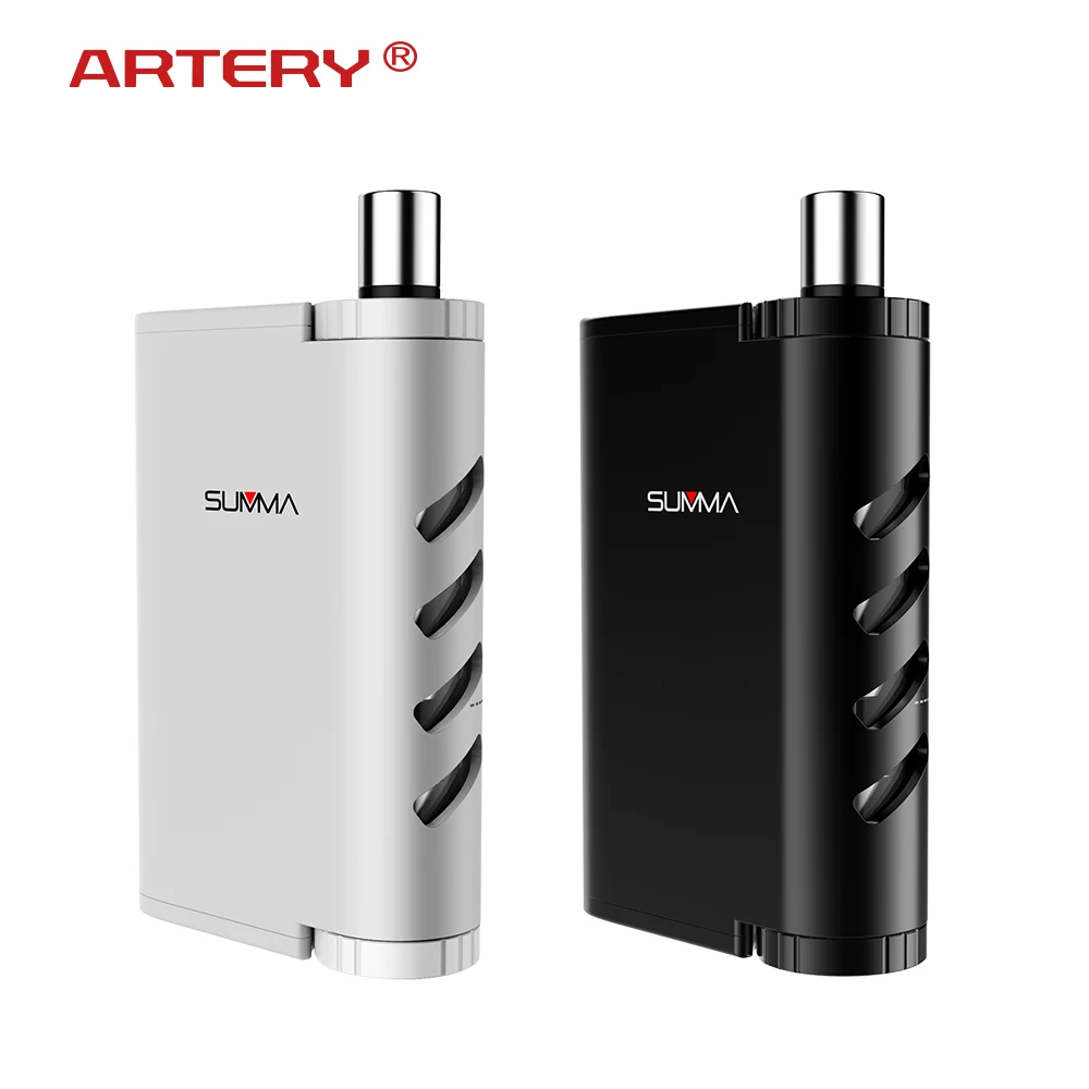 

E Cigarette Box Mod Artery Summa 70W AIO TC Starter Kit with 5ml Atomizer External 18650 Battery Vape Mod