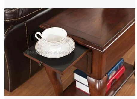 American wood tiger foot sofa side table. Multi-functional small tea table. American wood tiger foot sofa side table. Multi-functional small tea table.