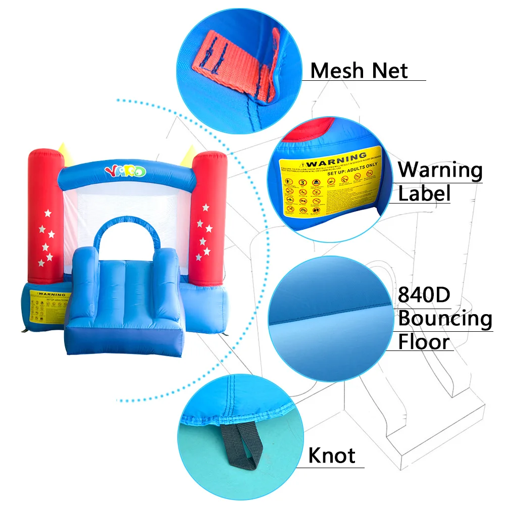 YARD Home Use Mini Inflatable font b Bouncers b font Kids Toys Bouncey Castle for Birthday