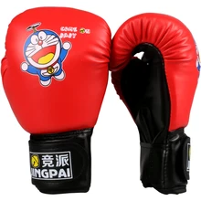Cheap fitness PU leather child kid gifts Boxing Gloves breathable fighting Training Punching bag funny cartoon MMA boxing glove