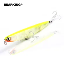 Bearking профессиональные рыболовные приманки 110 мм 13 г топ воды pencilbait,walkdog действий ,6colors для выбирают,рыболовные снасти жесткий приманки