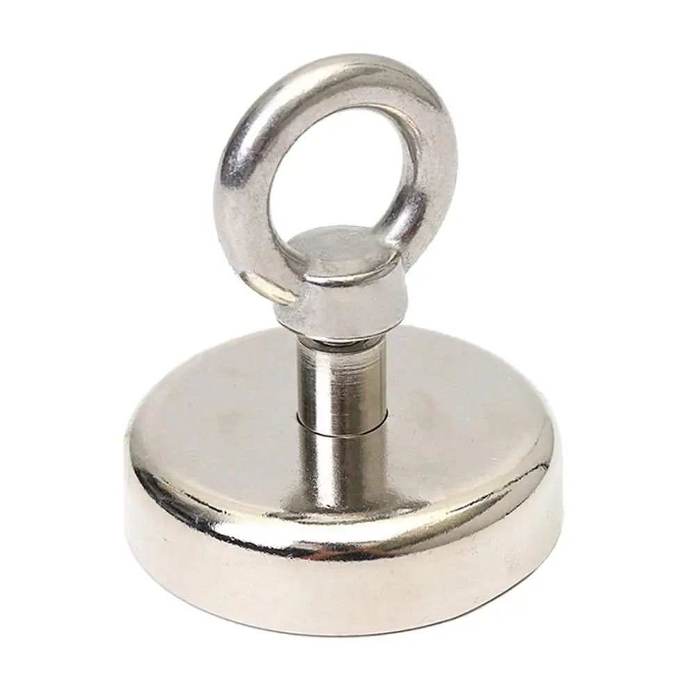 

Strong Fishing Salvage Double-side Water Powerful Neodymium Magnets Magnet Magnetic Round Neodymium Magnet With Eyebolt