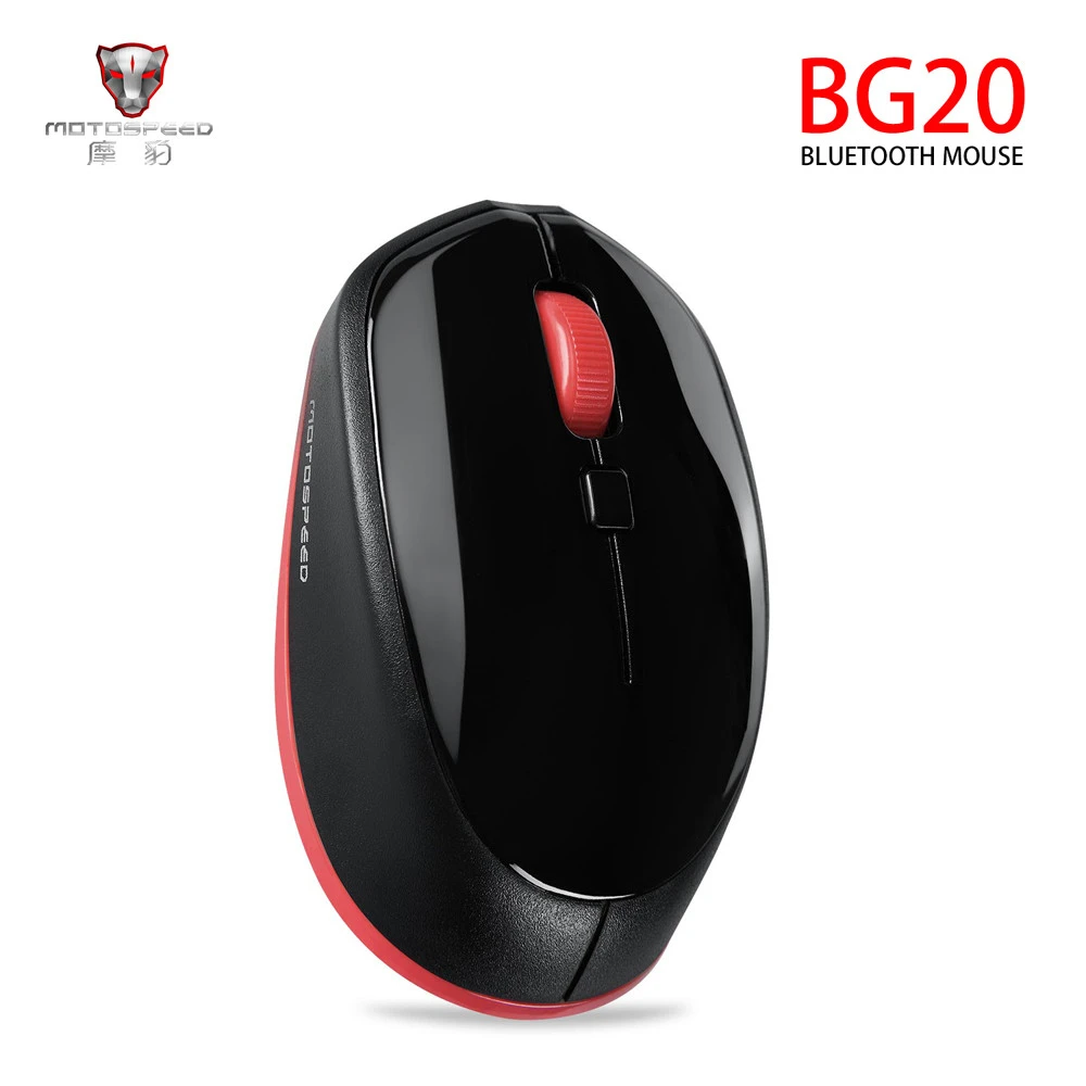 Motospeed BG20 Беспроводная Bluetooth мышь 2,4G мини оптическая мышь 2400 dpi 5 миллионов 4000 FPS 10m с USB кабелем игровая мышь