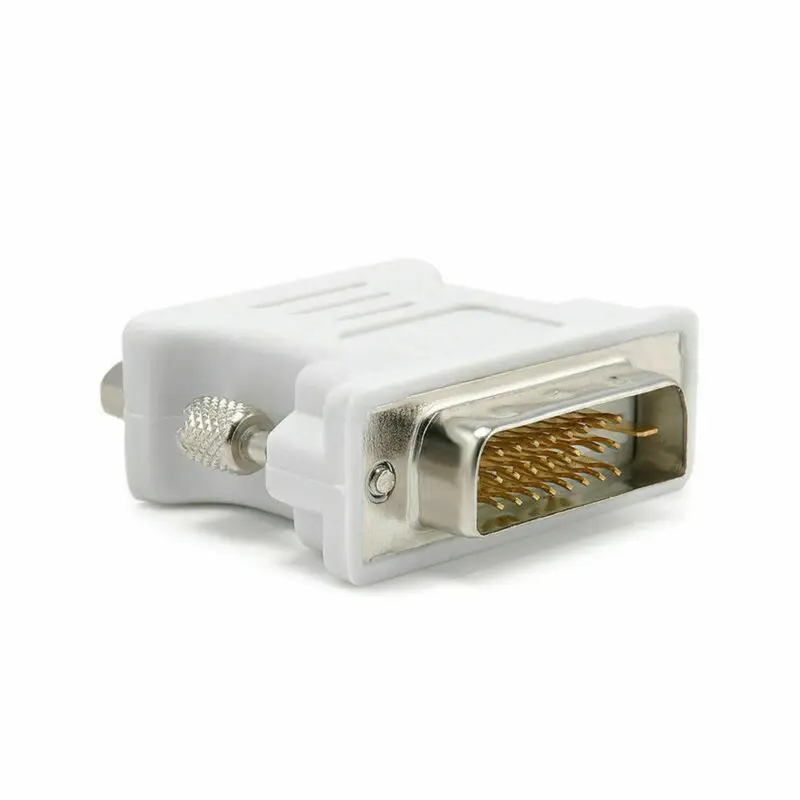 

DVI-D 24+1 Male To VGA 15Pin Female Converter Adapter Connector Dual Link For PC