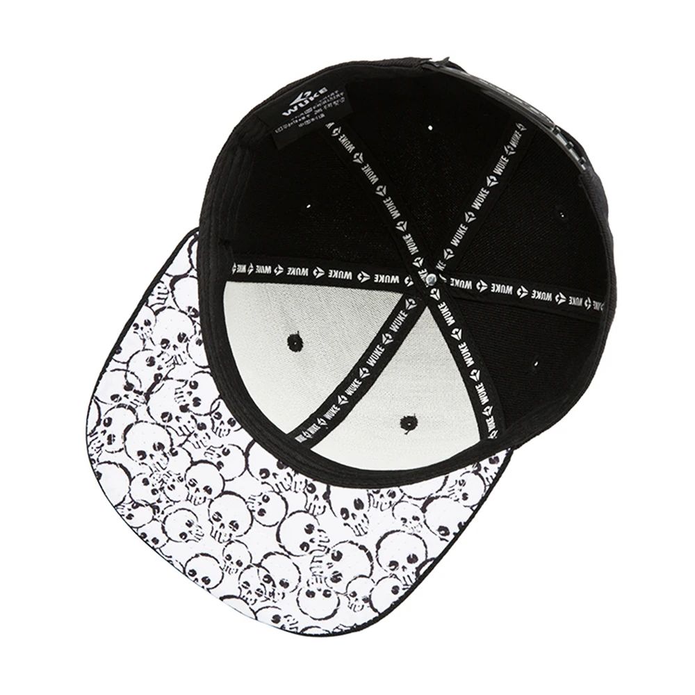 Модная хип хоп шляпа с вышитым черепом Snapback шапки кепки для мужчин и женщин