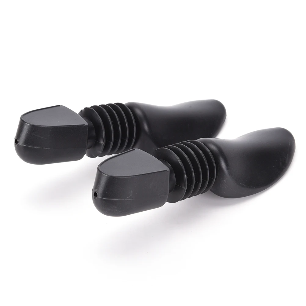 

1Pair Fashion Women Plastic Black Spring Shoe Tree Stretcher Boot Holder Shaper Automatic Support 21-25 cm