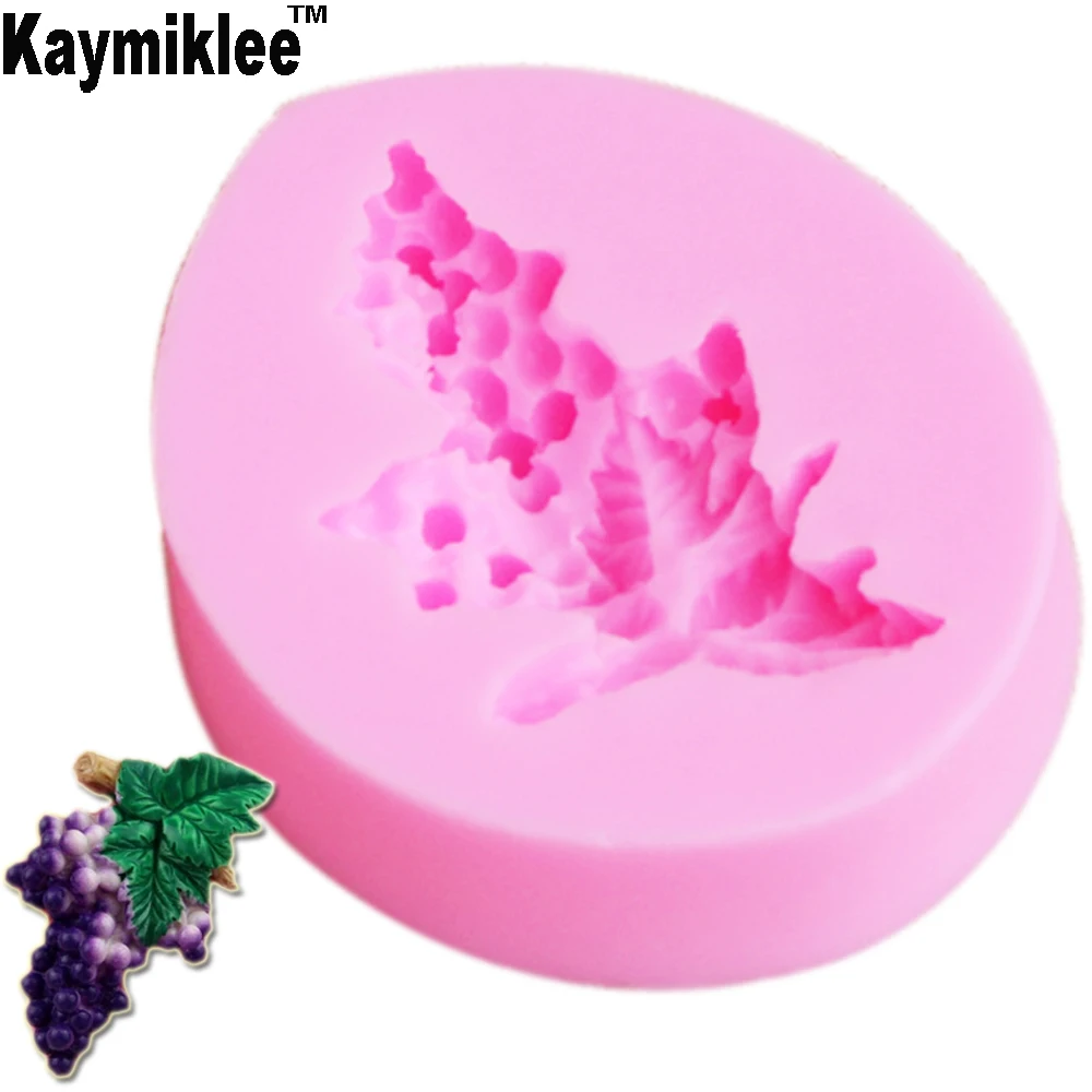 

F1136 Grape shaped Silicone Mold for fondant mold liquid silicone bakeware fondant cake decoration molds