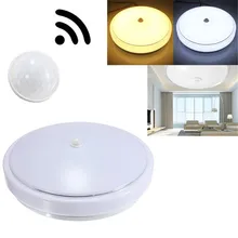 Super Bright Ceiling Lamp Household / Office Lighting 12W PIR Infrared Motion Sensor Flush Mounted LED Ceiling Light AC110-265V