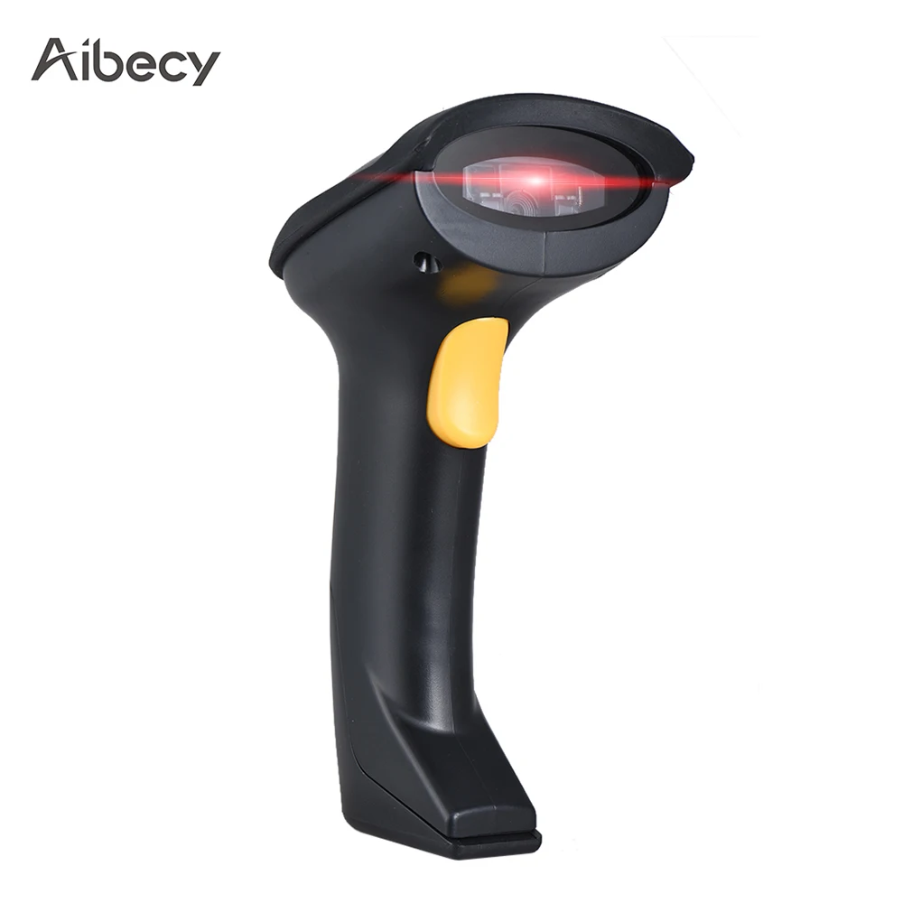 

Aibecy 433Mhz Wireless Scanner Cordless Handheld 1D 2D QR Barcode Bar Code Reader Supermarket Library Express Company Store