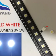 100 шт. люмен светодиодный подсветка 1 Вт 3 в 3535 3537 холодный белый ЖК-подсветка для ТВ приложения A127CECEBUP8 стиль-3