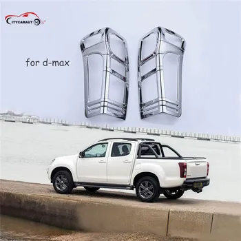 

citycarauto 2012-2017 Car Chrome Strip For Isuzu d-max Accessories Rear Lamp Cover Trim For Isuzu d-max Car Styling