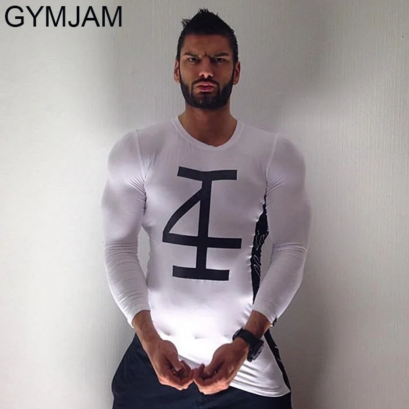 

Jogger Streetwear Casual Men's T-Shirt Men's Fitness Long Sleeve T-Shirt Tops Men's Sportswear Summer Fashion Men's Wear