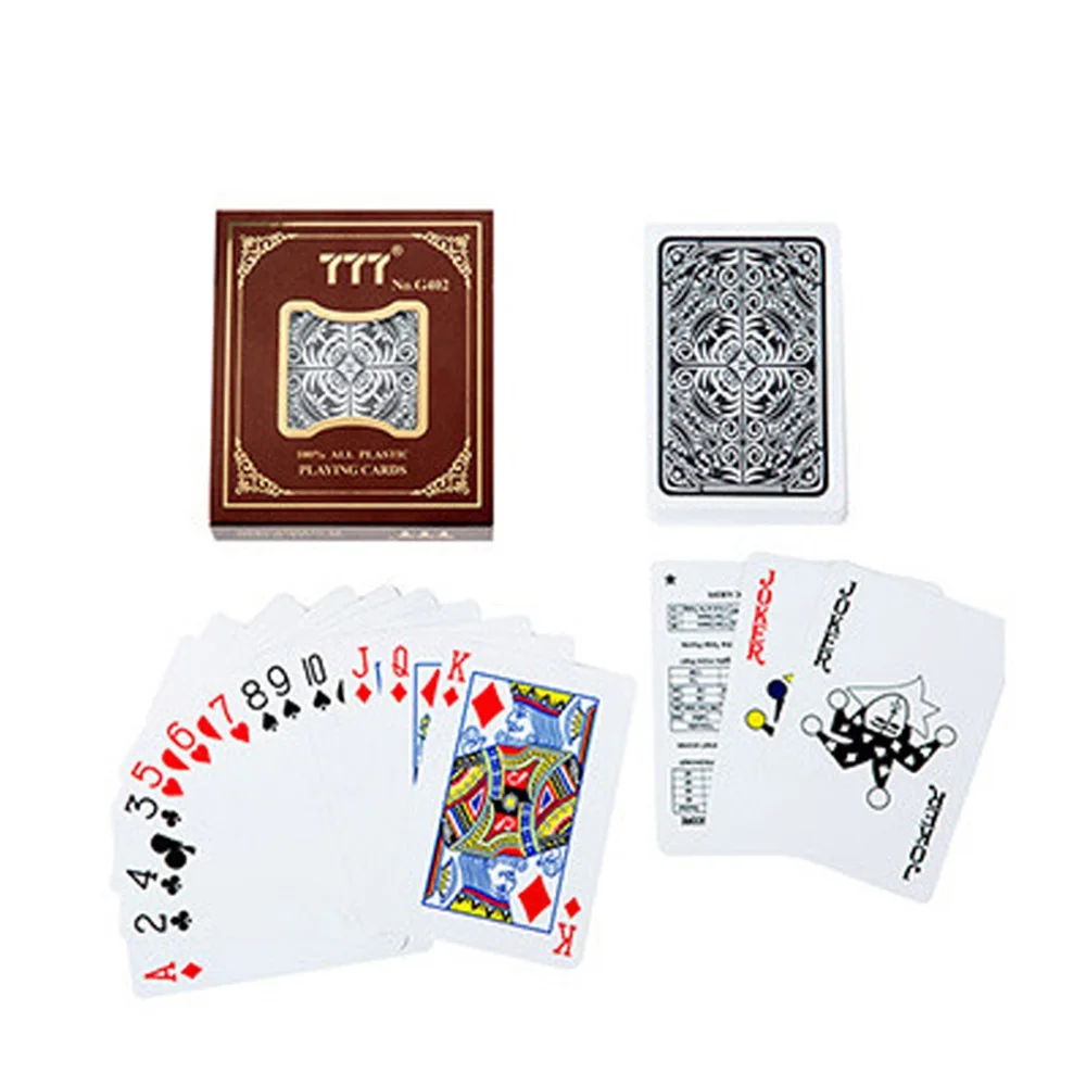 SPORTSHUB матирующий топ пластиковые игральные карты водонепроницаемые черные пластиковые игральные карты креативный подарок прочный покер NR0127 - Цвет: Синий