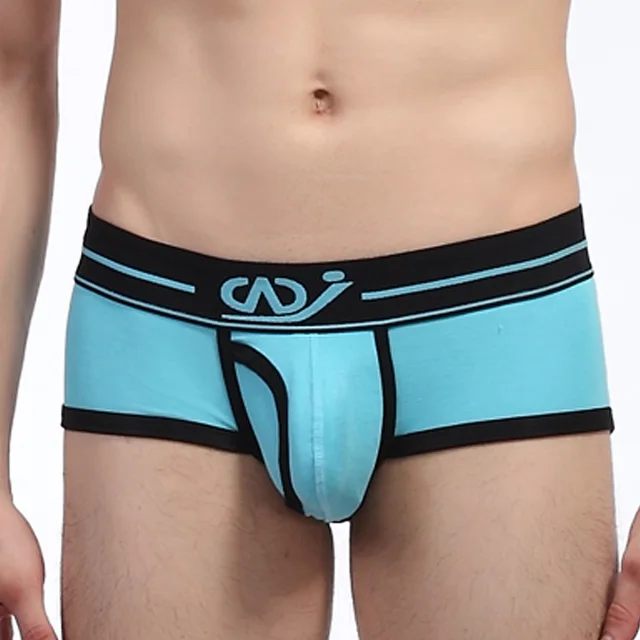 Fashion Men's Cotton Boxers Comfy Healthy Underwear Men U Style Boxer