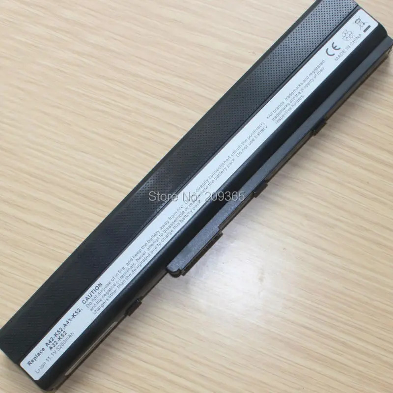 11 1 В 6 ячеек Аккумулятор для ноутбука Asus A32 K52 A41 A42 K52F SX065X SX074V K52J K52JB K52JC K52JE K52JK