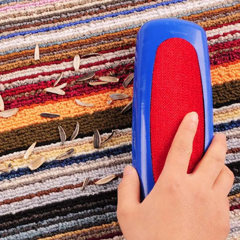 

Carpet Dust Brush Plastic Table Crumb Sweeper Pet Hair Fluff Cleaner Sticky Picker Lint Roller Clothes Cleaning Brushes MDJ998
