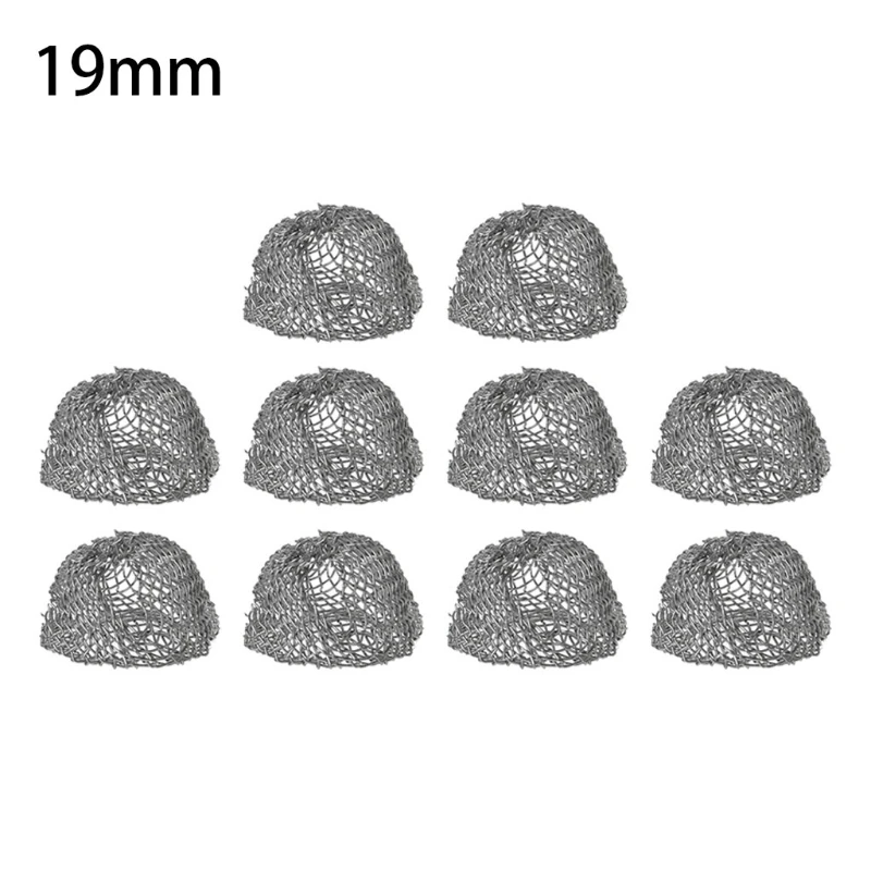 10 шт. табачная курительная трубка металлический фильтр экран стальная сетка в оправе купол Бонг встряхнуть - Цвет: 02