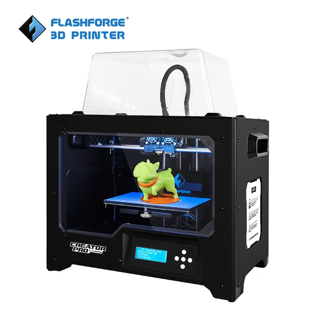 Best Offers FlashForge 3d Printer Creator Pro Open Source 6.3mm heated aluminum build plate Dual Extruder W/2 Spools Factory Outlet Best Offers FlashForge 3d Printer Creator Pro Open Source 6.3mm heated aluminum build plate Dual Extruder W/2 Spools Factory Outlet