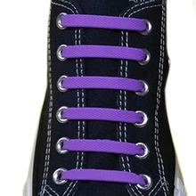 16pcs/lot Shoe Laces Shoes Accessories Silicone Shoe Laces Elastic Shoelaces Creative Lazy Silicone Laces No Tie Rubber Lace darseel shoe accessories shoelaces tat