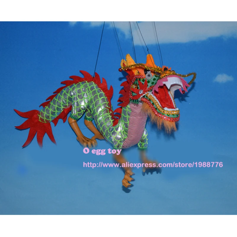 Кукла марионетка Dragon dance ручная игрушка в виде животных|marionette a doigts|hand puppet toypuppet toys