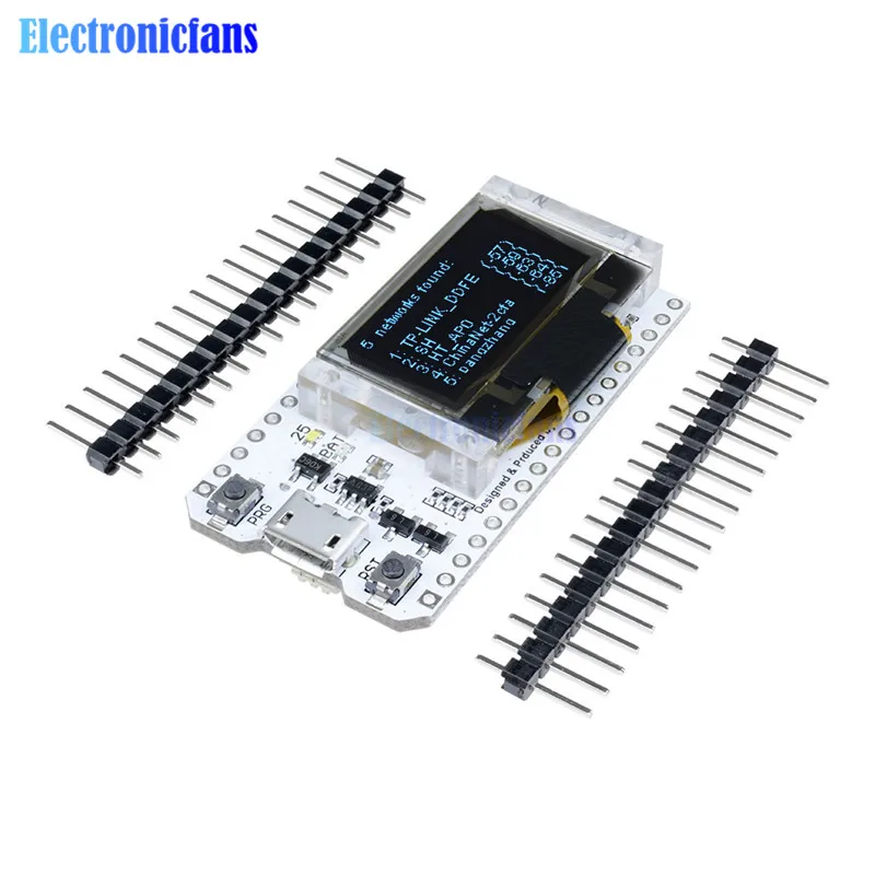 ESP32 0,96 дюймовый синий oled-дисплей Bluetooth wifi комплект CP2102 модуль Интернет-макетная плата 32 м вспышка для Arduino без антенны