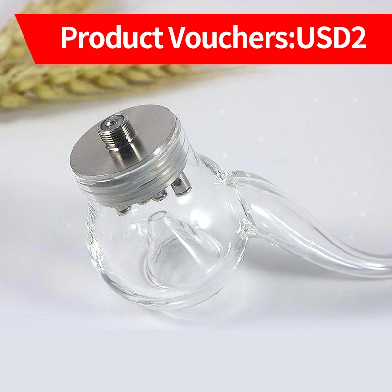 Beste Gratis verzending Theepot RBA RDA tank helder pyrex glas verstuiver voor vape pen mech mod rebuildable tank elektronische cigarrate