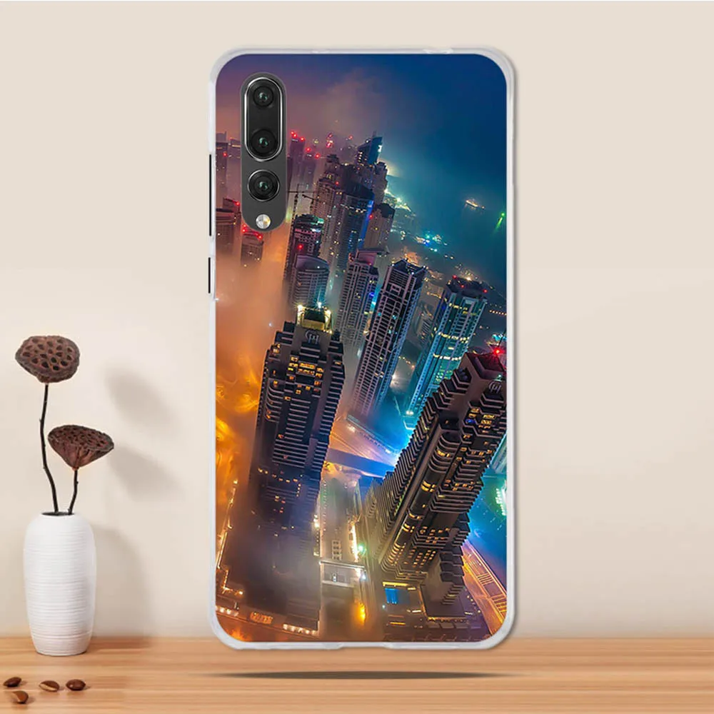 Чехол для телефона Huawei P20 Pro мягкий силиконовый чехол накладка с милым котом Plus