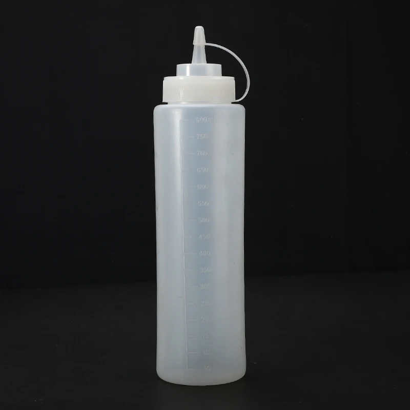 

Multi-function BBQ Sauce Dispenser Clear Plastic Condiment Bottle Ketchup Mustard Sauce Squeeze Bottle Kitchen Tool Accessories