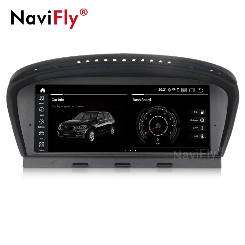 Best 8.8" Android9.0  8 Core IPS Screen Car Multimedia Player For BMW Series 5 E60 E61 E62 GPS Navigation Wifi Auto Radio 1