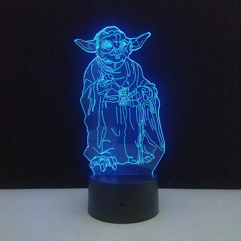 3D Night Lamp Touch Led Sensor Light Lamparas Master Yoda R2D2 Death Star Bedroom Table Lamps Nightlight Star War Fans Gifts 3D Night Lamp Touch Led Sensor Light Lamparas Master Yoda R2D2 Death Star Bedroom Table Lamps Nightlight Star War Fans Gifts