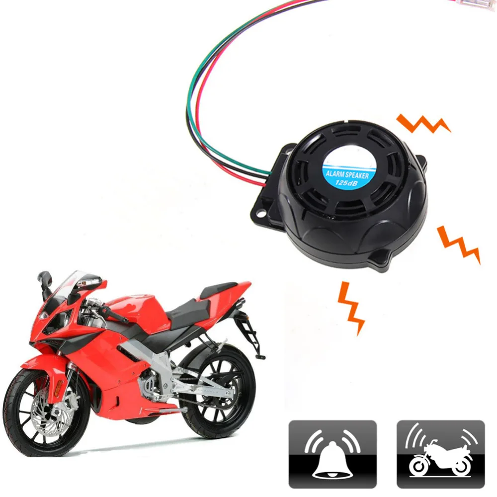 

Motorcycle Security Anti-theft Alarm Scooter Remote Control Waterproof 1 Way Alarms Universal Motorbike DC 12V Protection System