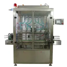 Автоматическая производственная линия для наполнения жидкостей 6 соплов(автоматическая машина для наполнения жидкостей с 6 головками, автоматическая дозирующая машина для масла