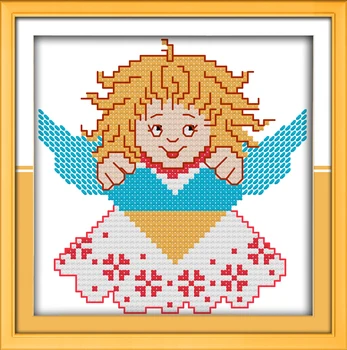 

The love angel Baby!needlework diy dmc cross stitch11CT 14CT DMC Counted Cross Stitch Kits Embroidery Cross cross-stitch