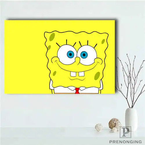 

Custom Canvas Poster spongebob (19) Printing Posters Cloth Fabric Wall Art Pictures For Living Room Decor#18-12-05-H-04-176