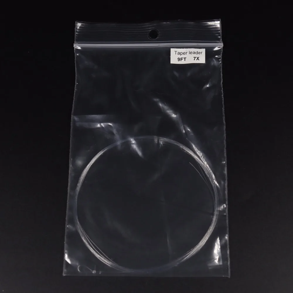 Fluorocarbon Fly Fishing Leader with Looped End Tippet 9ft 2x Tapered Leader