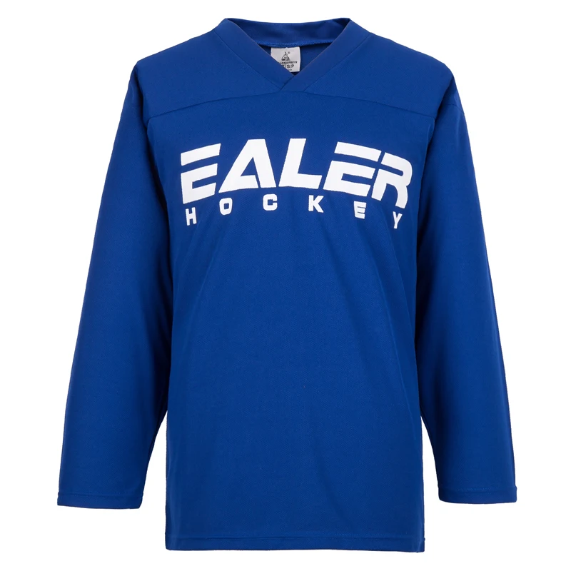 Классный хоккейный синий хоккейный свитер с логотипом EALER