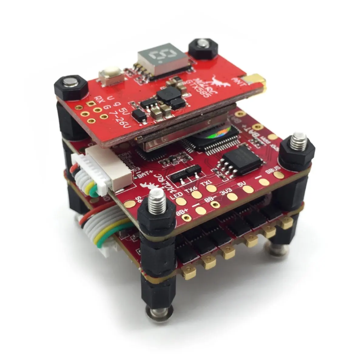 Контроллер полета HGLRC Titan Plus F460 GTX585 Stack AIRBUS F4 OSD & Dinoshot 60A Blheli_32 ESC 5 8G 48CH VTX|Детали и