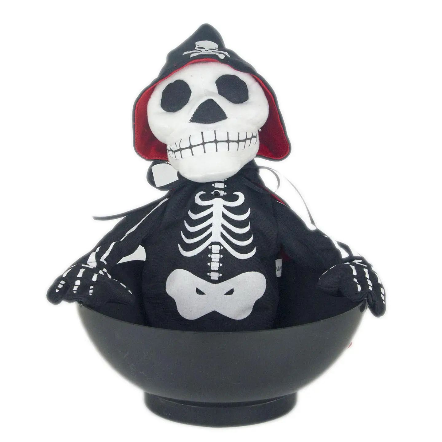 Конфеты горшок говорить призрак Горячая пародия Хэллоуин чаша призрак Забавные Развлечения кафе электронный страшный скелет плюшевые куклы - Цвет: Cool Skull