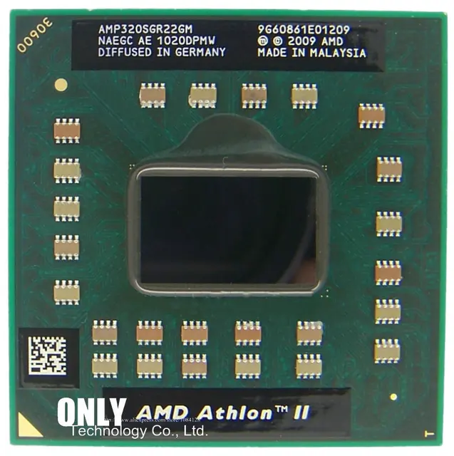 Amd Athlon Ii X2 P320 2.1 Ghz original AMD Athlon Laptop CPU Athlon II Dual Core AMP320SGR22GM P320 2