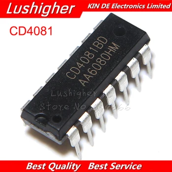 

10PCS CD4081BE CD4081BD DIP14 CD4081 DIP IC new original