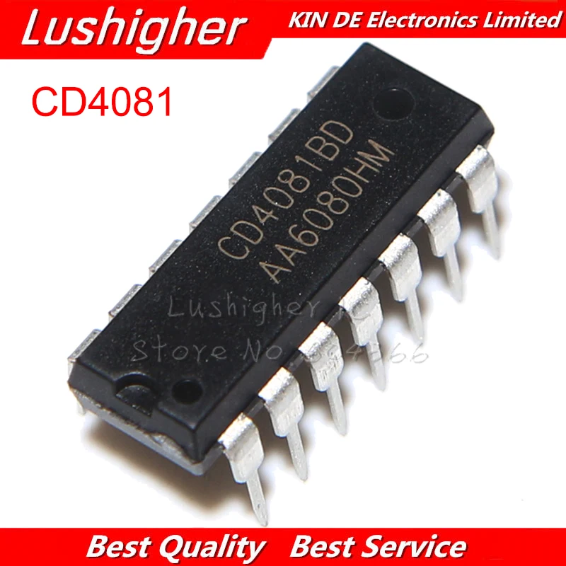 

10PCS CD4081BE DIP14 CD4081 DIP IC new original free shipping