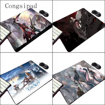 

Congsipad Hot Popular Video Game Lineage 2 Series Beautiful Pattern Mousepad for Gamer Player Small Size Rubber Anime Mouse Pad